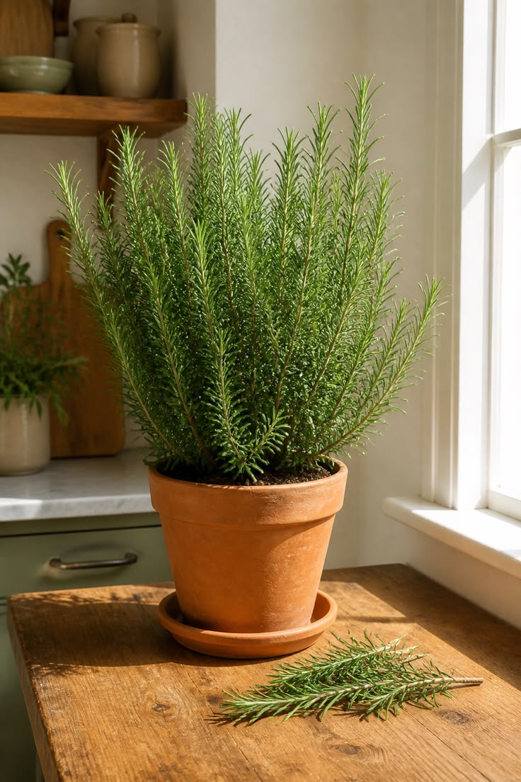 Candlelight Herb Pot