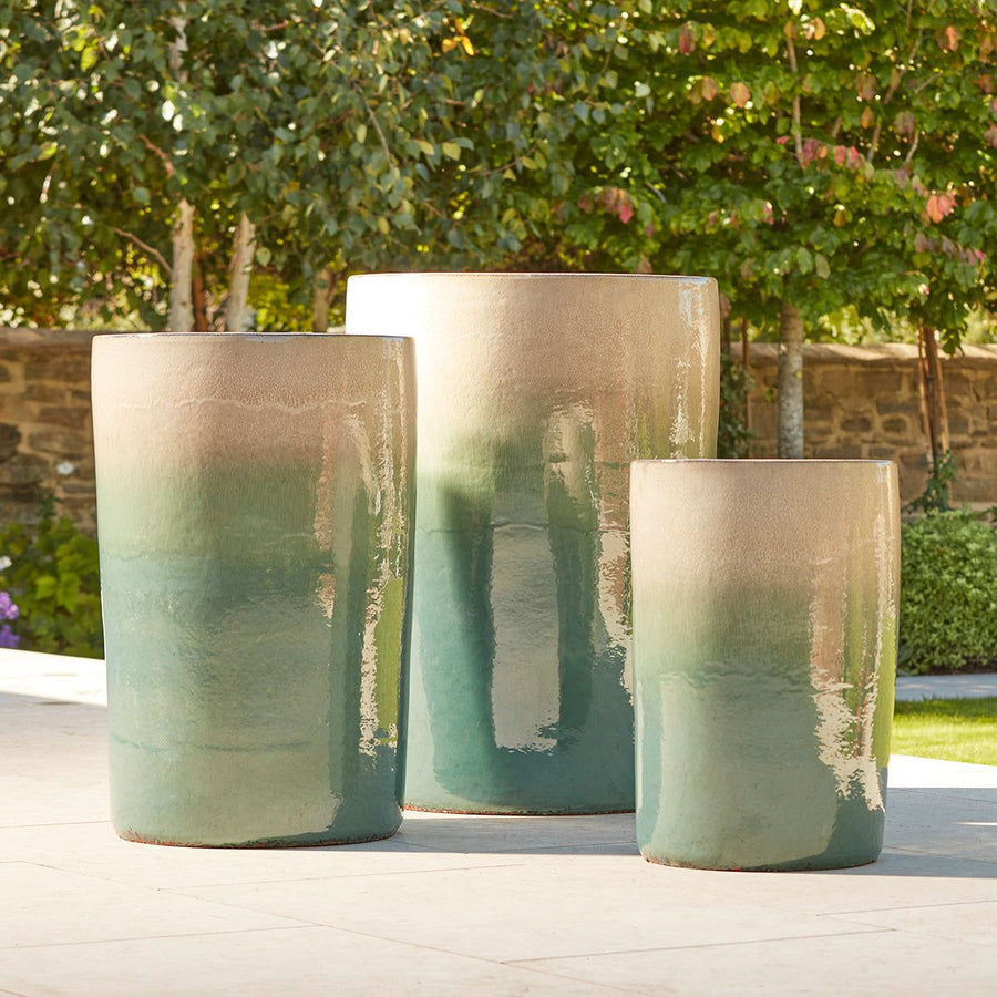 Veil Glaze Tall Planter